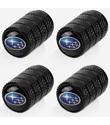 Amazon.com: Subaru Logo Black Tire Valve Stem Caps for Forester